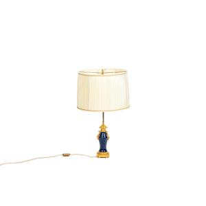 Porcelain And Bronze Lamp, Circa 1880, Ls5210151b