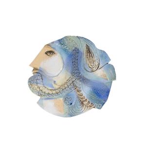 Jean Derval, Low Relief Sculpture In Ceramic, Year 2004,  Ls55091807d