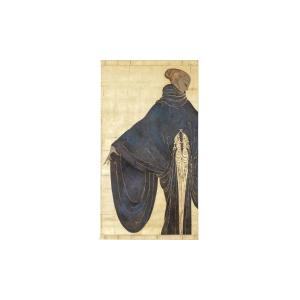 Painted Canvas Depicting An Elegant, Contemporary Work, Ls56341084c