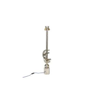 Sculptural Lamp In Chromed Metal, 1970s, Ls5668512b