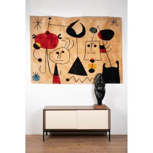 Carpet, Or Tapestry, Inspired By Joan Miro. Contemporary Work.