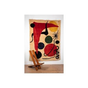 According To Alexander Calder. Carpet, Or Tapestry “green Ball”. Contemporary Work