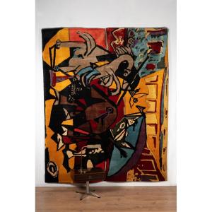 Carpet, Or Tapestry, Inspired By Picabia. Contemporary Work