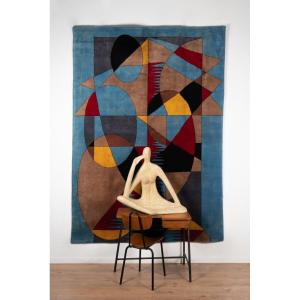 Carpet, Or Tapestry, Inspired By Delaunay. Contemporary Work