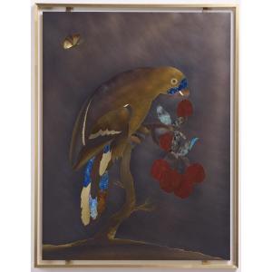 Decorative Panel Entitled "opus Ii". Contemporary Work. Ls59461908h