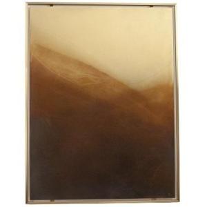 Patinated Brass Painting "abstraction Opus V". Contemporary Work. Ls59481209i