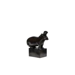 François Pompon. “hippopotamus”, Bronze, Print From 2006.