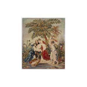 Orientalist Style Petit Point Tapestry. Circa 1880.