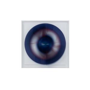 Kinetic Screen Print Representing A Circle. Contemporary Work.