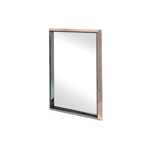 Max Ingrand For Fontana Arte. Polished Metal Mirror. 1960s.