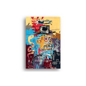Tapisserie Tissée à La Main Inspirée Par Jean-michel Basquiat. Juin 2023. Ls58795009e