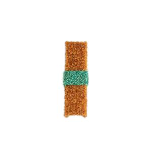 Pair Of Amazonite And Amber Wall Lights. Contemporary Artist Work. Ls60032086g