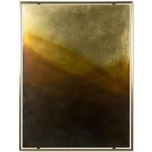 Patinated Brass Panel “abstraction Opus V”. Contemporary Work. Ls59481209i