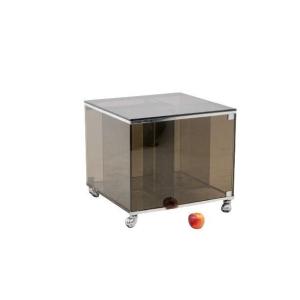Maison Jansen. Furniture For Vinyls In Smoked Glass. 1970s. Ls6191308p