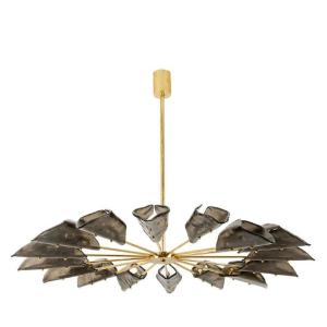 Simone Malachin. Murano Glass “star” Chandelier. Contemporary. Ls64041509i