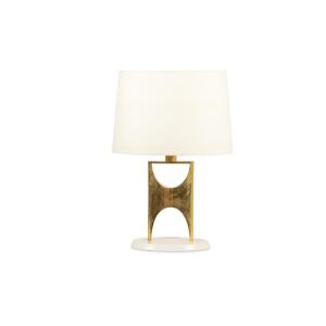 H-shaped Gilded Bronze Lamp. 20th Century. Ls4028657u
