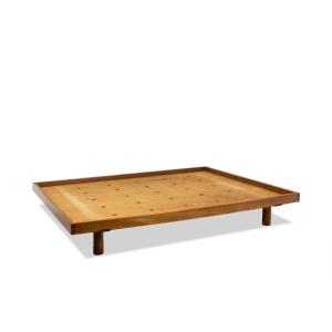 Pierre Chapo. “godot” Model Blond Oak Bed. 1960s.ls6248611a