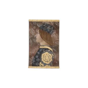 Painted Canvas Depicting An Italian Renaissance-style Portrait. Ls6335671m