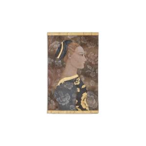 Painted Canvas Depicting An Italian Renaissance-style Portrait. Ls6335b671m
