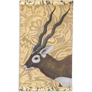 Painted Canvas Representing A Gazelle. Contemporary Work. Ls6338501p