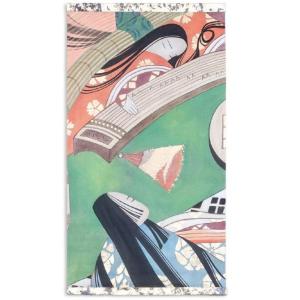 Painted Canvas Representing Japanese Dancers. Contemporary. Ls63451098i