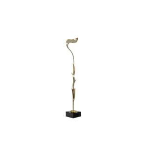 Maison Honoré. Golden Brass Floor Lamp. Circa 1970. Ls5915539m
