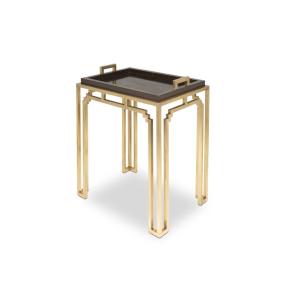 Maison Jansen. Serving Table In Brass And Melamine. 1970s Ls6483788b