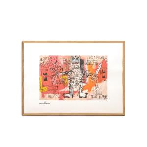 Jean-michel Basquiat. Numbered Color Silkscreen Print. 1990s. Ls6633i82/1