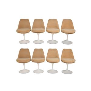 Eero Saarinen, For Knoll  Set Of 8 “tulip” Chairs. 1970s Ls67382209