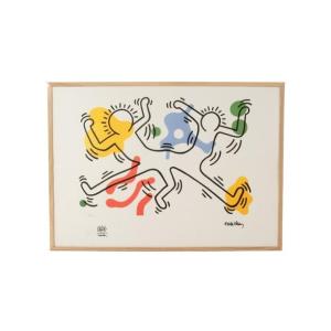 Keith Haring. Numbered Color Silkscreen Print. 1990s. Ls6769c65a