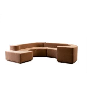 Roberto Pamio. Lara Model Modular Fabric Sofa. Circa 1980–90. Ls66533502/bm