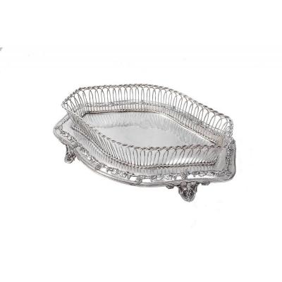 Silver Plated Metal Centrepiece With A Decor Of Vine Branches, Late 19th Century - Ls3141821