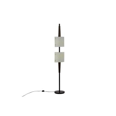 Floor Lamp In Granite Resin And Wood, 1950’s - Ls4213521
