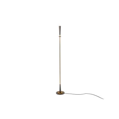 Maison Charles, “quasar” Floor Lamp In Gilt And Iridescent Metal, 20th Century - Op519501