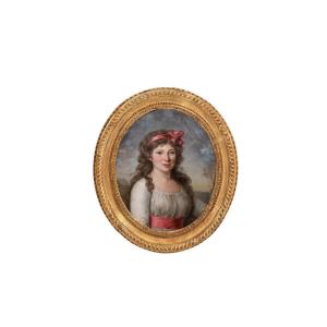 Directoire Period Portrait Of A Young Woman, Circa 1800, Ls51621004