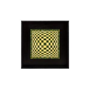 Kinetic Straw Marquetry Panel, Contemporary Work, Ls5216352c