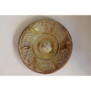 Hispano-moresque Earthenware Umbilicus Dish, Seville, First Half Of The 16th Century.