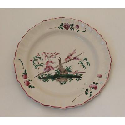 Varages, Flat Round In Earthenware.