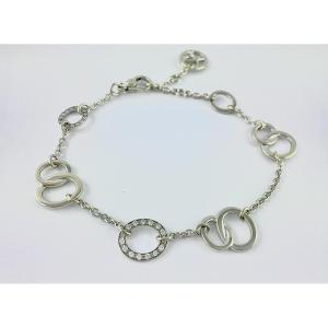 Pomellato “brera” Bracelet With Diamonds On White Gold