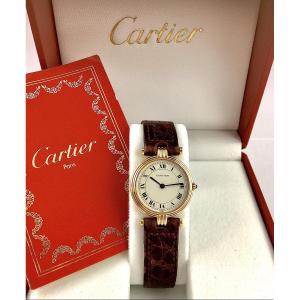 Cartier Vendôme 3 Ors Year 2015 Quartz Full Set Watch With Case And Papers