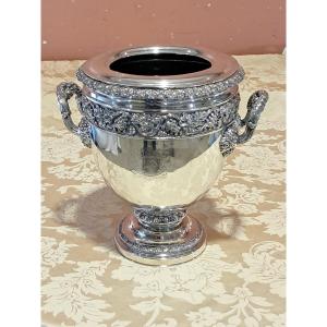 19th Century Silver-plated Cooler