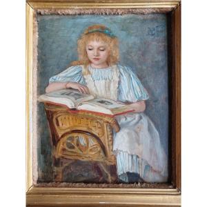 Cabane Némorin Florian - Young Girl Reading