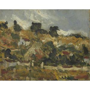 19th Century Provençal Landscape - Canvas - Circle Of Vincent Van Gogh