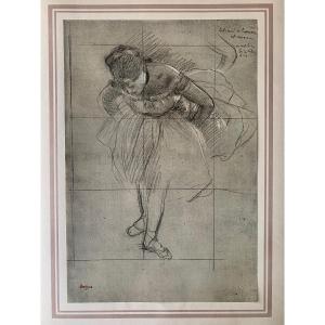 Edgar Degas - Original Heliogram From 1924 - Dancer At The Paris Opera - Impressionism