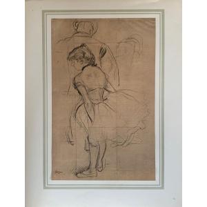 Edgar Degas - Original Heliogram From 1924 - Dancer At The Paris Opera - Impressionism