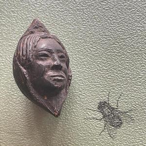 Ancient Sculpture - Polynesian Face In The Style Of Paul Gauguin