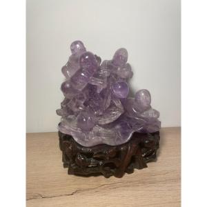 Group Of Children Playing In Purple Fluorite