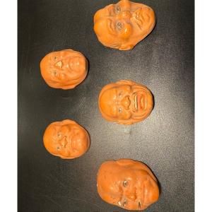 Miniature Noh Masks