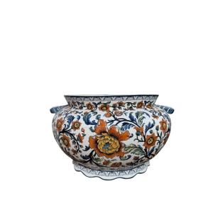 Large Gien Earthenware Plant Pots