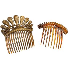 Pair Of Hair Combs 
